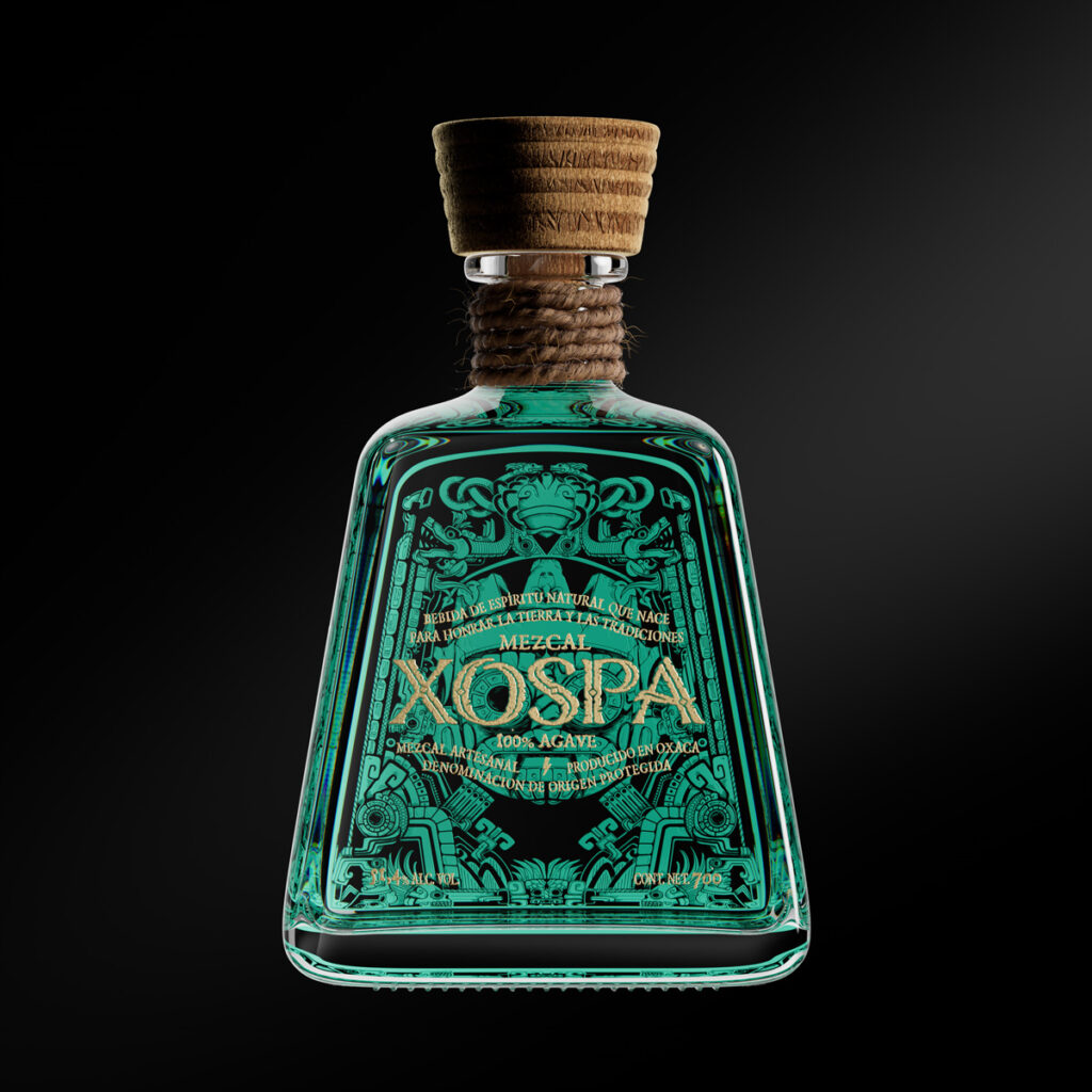 Xospa mezcal Packaging Design