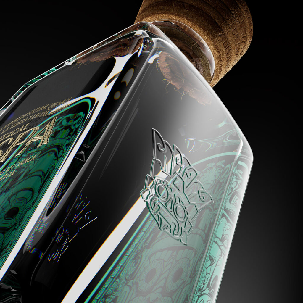 Xospa mezcal Packaging Design